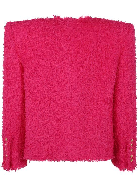 25SS 발망 자켓 EF0SC226XC67 4BN FUXIA - BALMAIN