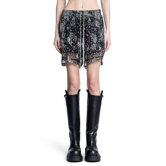  릭 오웬스 숏팬츠 RO01E7377SP10908 Black White