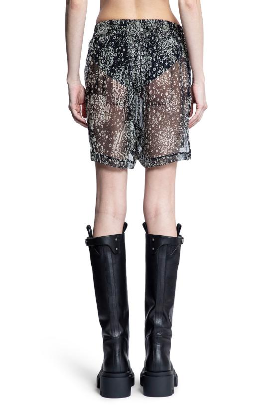  릭 오웬스 숏팬츠 RO01E7377SP10908 Black White - RICK OWENS