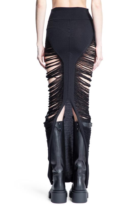  릭 오웬스 스커트 RO01E7679KGRIDM09 Black - RICK OWENS