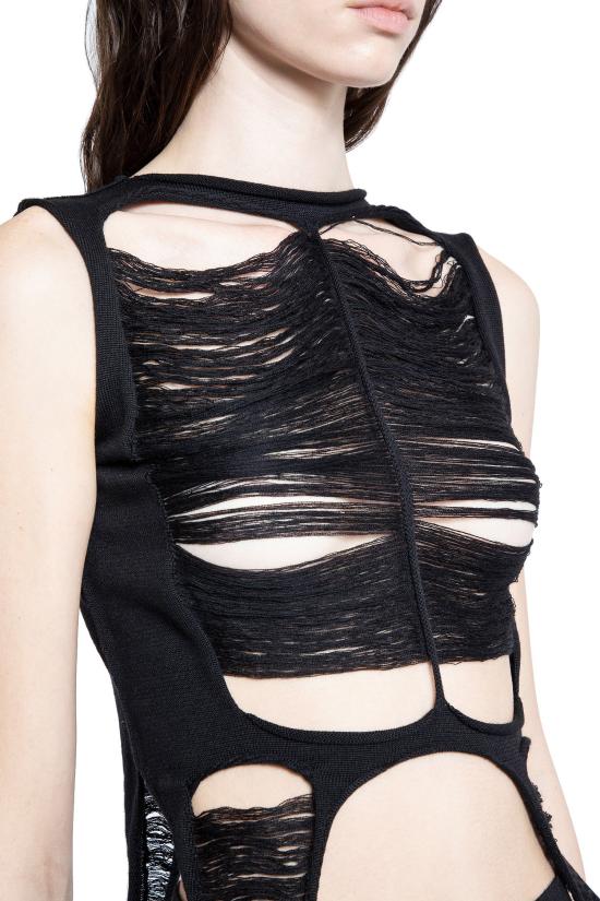  릭 오웬스 셔츠 RO01E7615KGRIDM09 Black - RICK OWENS