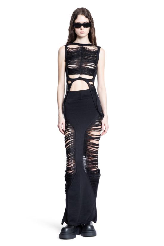  릭 오웬스 셔츠 RO01E7615KGRIDM09 Black - RICK OWENS