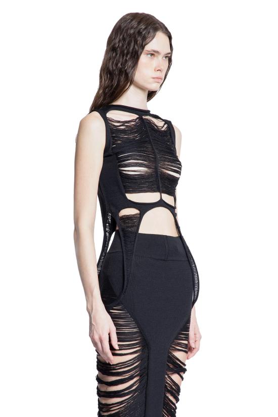  릭 오웬스 셔츠 RO01E7615KGRIDM09 Black - RICK OWENS