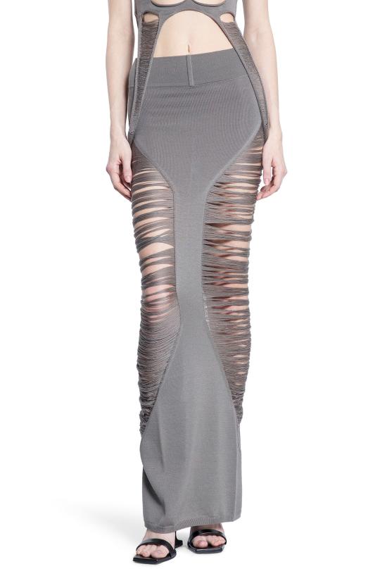  릭 오웬스 스커트 RO01E7679KGRIDM34 Grey - RICK OWENS