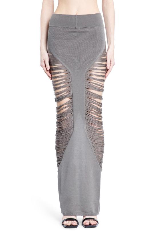  릭 오웬스 스커트 RO01E7679KGRIDM34 Grey - RICK OWENS