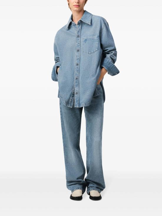 25SS 아미 데님 자켓 FJK273DE0046480 USED BLUE DOM - AMI