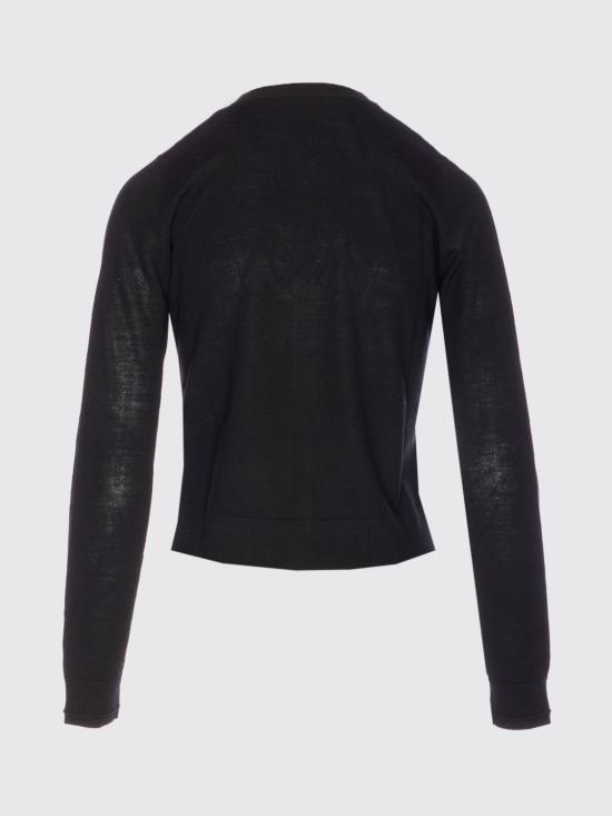 25FW 디젤 컷아웃 로고 엠 알리마 울 가디건 A174990DCCH9XX BLACK DOM - DIESEL