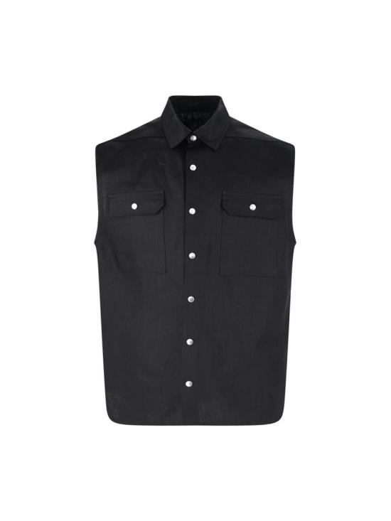 25SS 릭 오웬스 긴팔 셔츠 RR01E5708 TWL09 Black