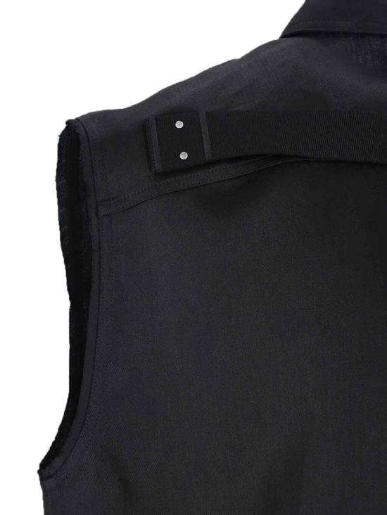 25SS 릭 오웬스 긴팔 셔츠 RR01E5708 TWL09 Black - RICK OWENS