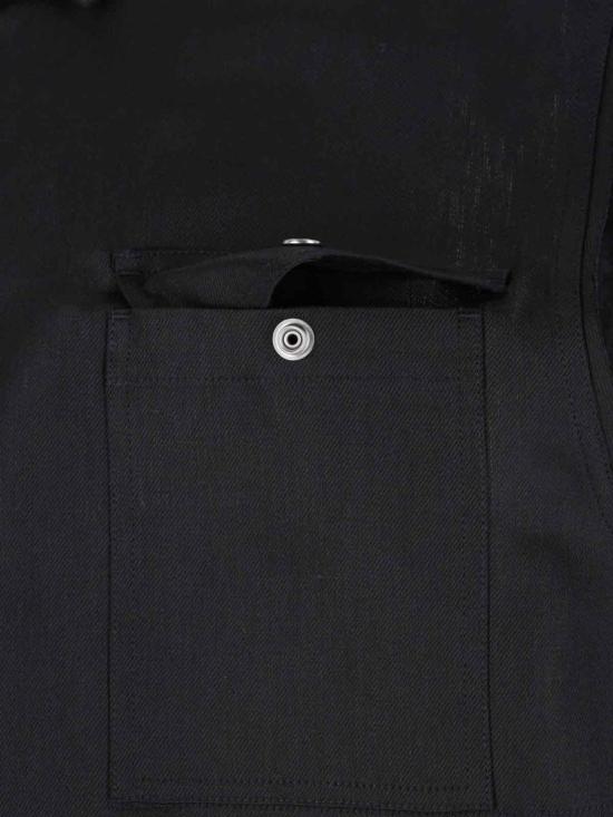 25SS 릭 오웬스 긴팔 셔츠 RR01E5708 TWL09 Black - RICK OWENS