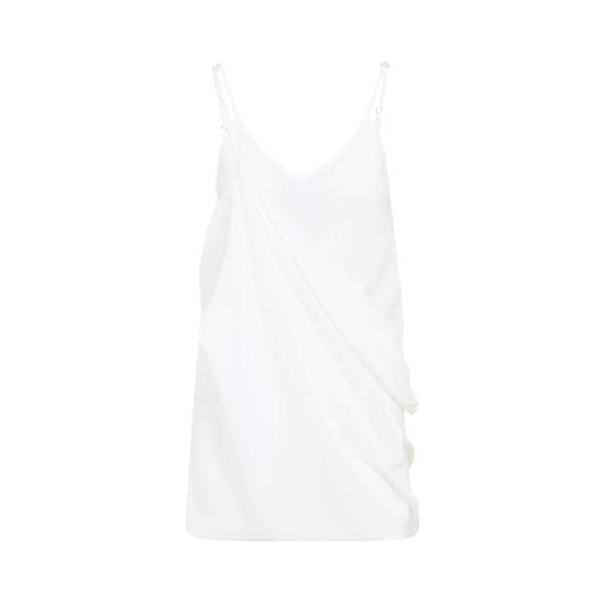 25FW MM6 메종마르지엘라 롱 원피스 S62DG0047 M35441 102 WHITE