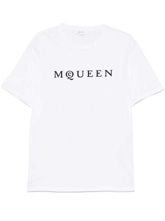 25FW 알렉산더 맥퀸 반팔 티셔츠 828420QTADD0909 WHITE
