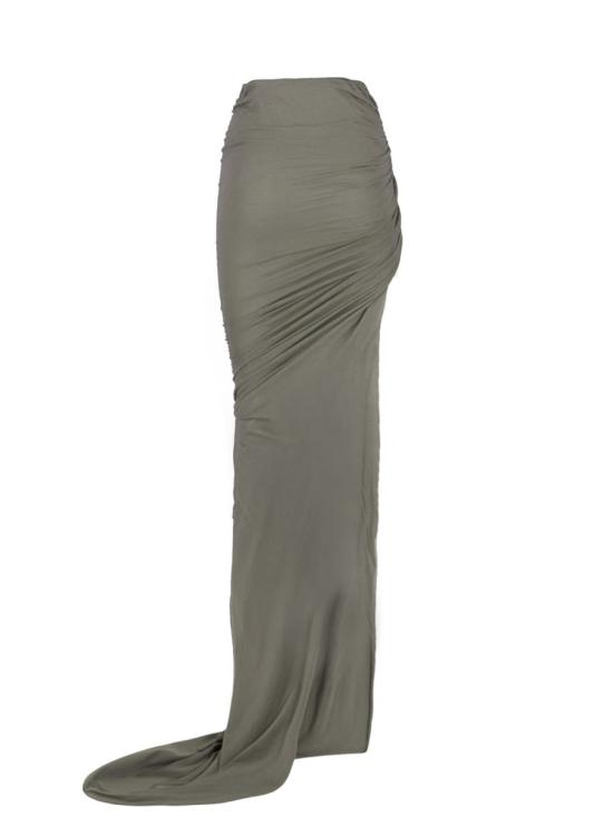 25SS 릭 오웬스 롱 스커트 RO01E7366 UCDB34 GREY - RICK OWENS