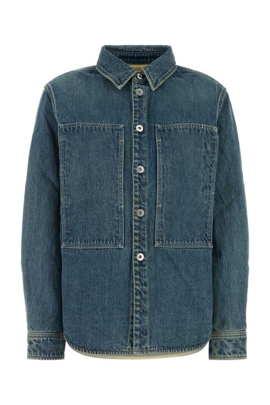 25SS 질샌더 블라우스 J40DL0160J45291 420 Light Blue