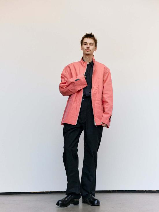  맨틀 자켓 R18 S7 선셋 왁스 블록 재킷 - MAN-TLE