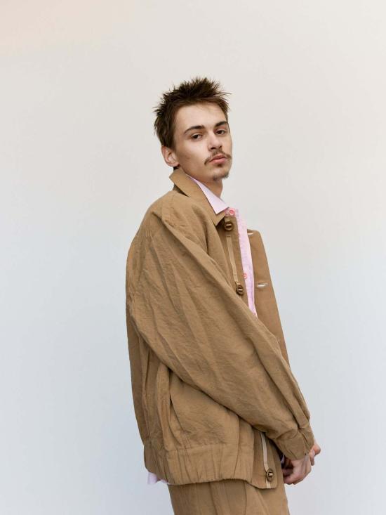  맨틀 긴팔 셔츠 R18 S3 리드 리넨 검 - MAN-TLE