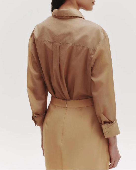  티더블유피 셔츠 Twp Next Morning 셔츠 카키 - TWP