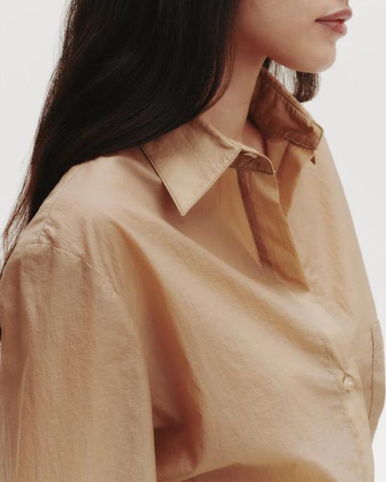  티더블유피 셔츠 Twp Next Morning 셔츠 카키 - TWP