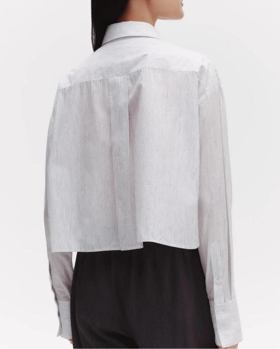  티더블유피 셔츠 Twp 리틀빅조 셔츠 화이트/차콜 - TWP