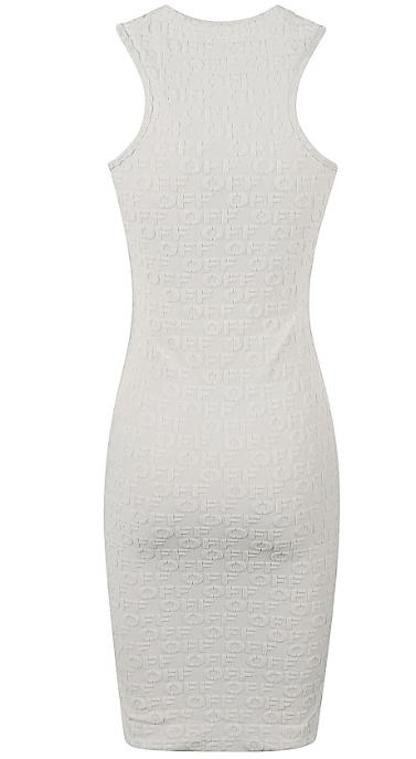 25SS 오프화이트 숏 원피스 OWDB54TS25JER0010100 WHITE - OFF WHITE