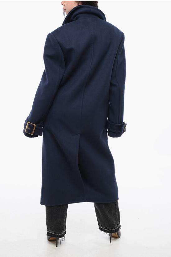  발망 코트 BF1UD095 WB72 6UC Blue - BALMAIN