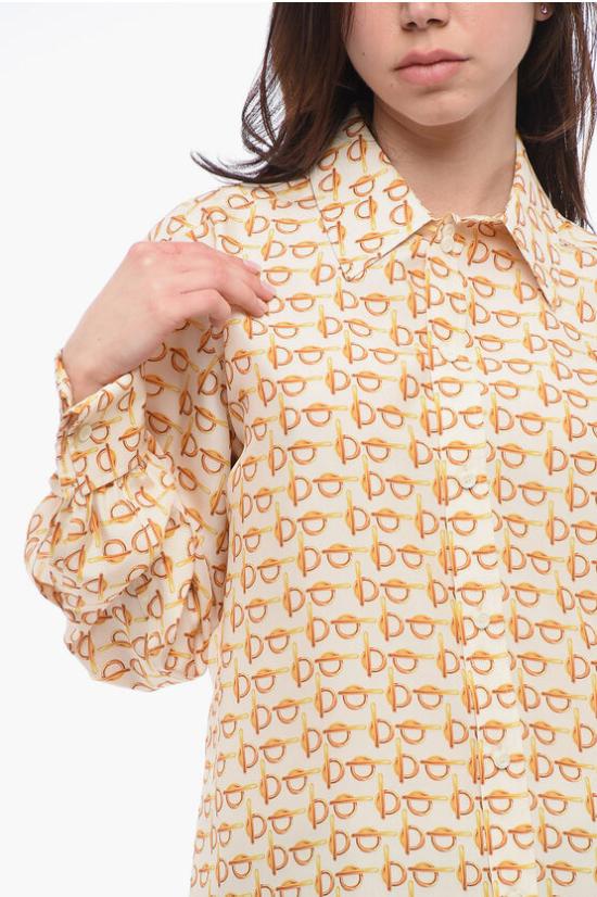  버버리 블라우스 8090731157758 B9555 Yellow - BURBERRY