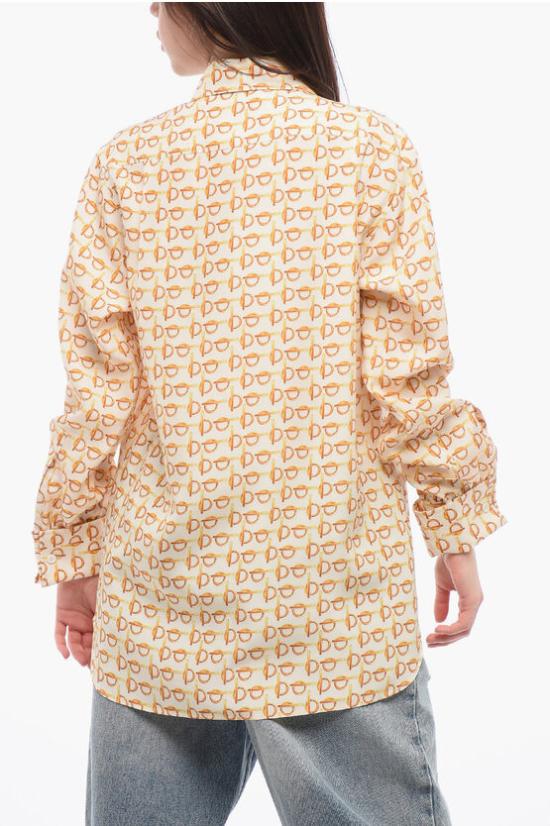  버버리 블라우스 8090731157758 B9555 Yellow - BURBERRY