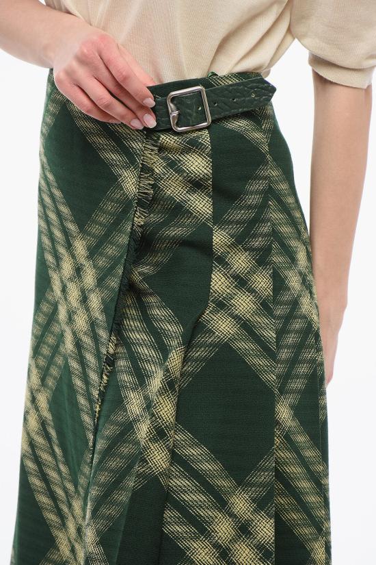  버버리 롱 스커트 8083032B8682 Green - BURBERRY
