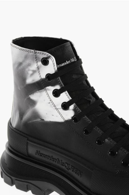  알렉산더 맥퀸 부츠 750376 WIATP 1070 Black - ALEXANDER MCQUEEN