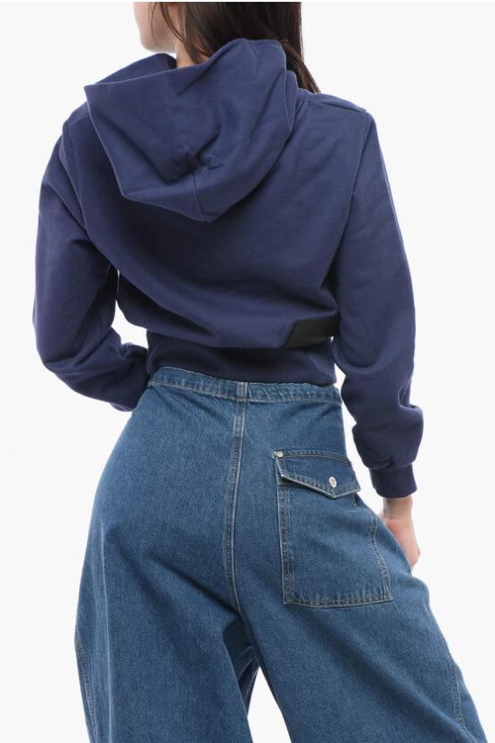  웰던 후드 티셔츠 WDTH322865WCO NV Blue - WE11DONE