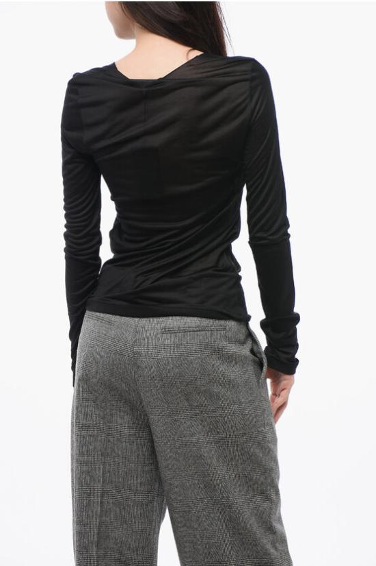  생로랑 스웨터 763573Y37NH 1000 Black - SAINT LAURENT