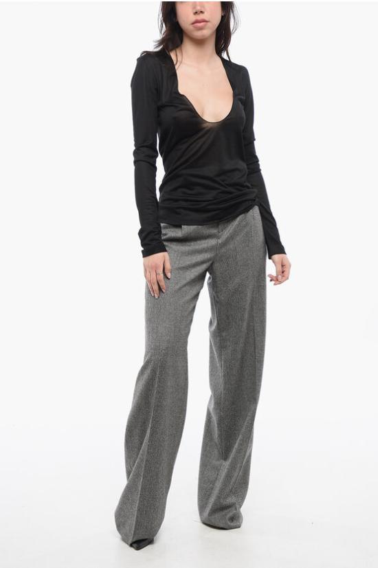  생로랑 스웨터 763573Y37NH 1000 Black - SAINT LAURENT