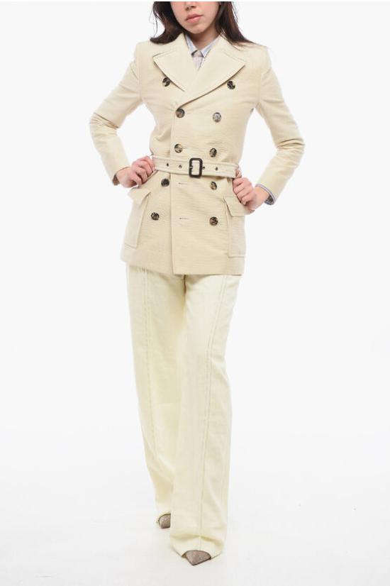  생로랑 수트 자켓 778548Y3I859277 White - SAINT LAURENT