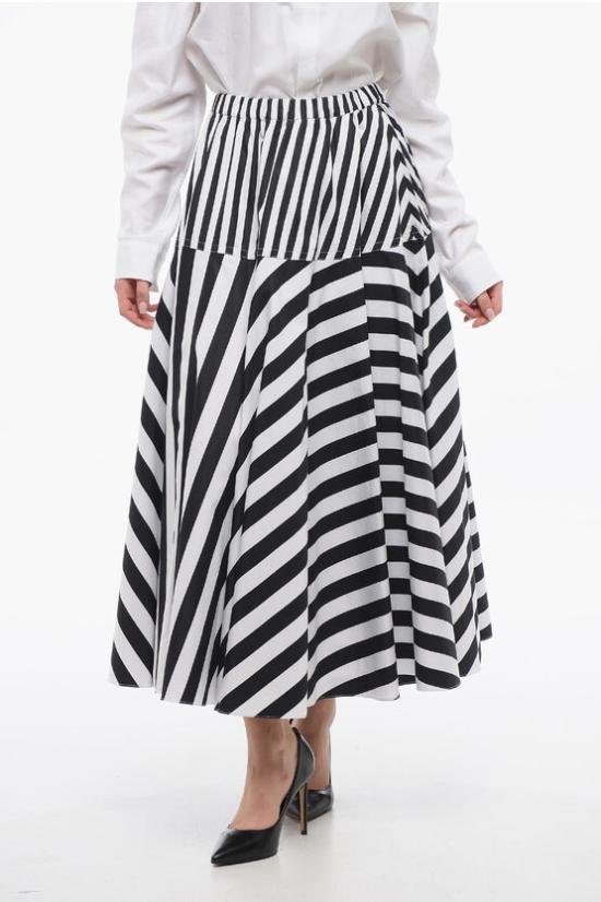  파투 롱 스커트 SK0580168CO 5960 Black White