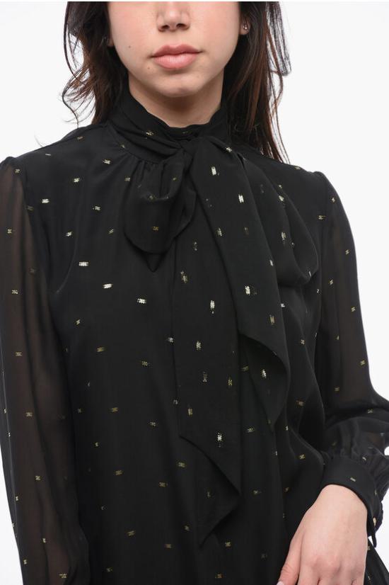  셀린느 미디 원피스 2R11J551V 38ON Black - CELINE