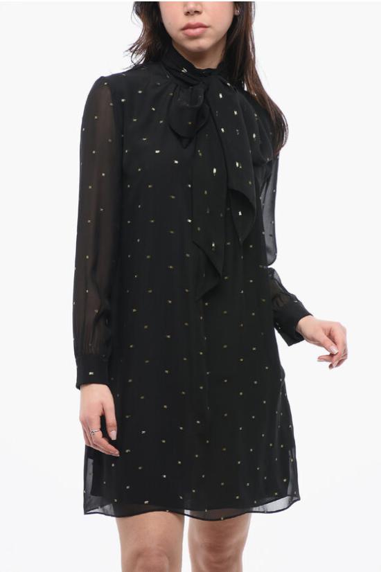  셀린느 미디 원피스 2R11J551V 38ON Black - CELINE