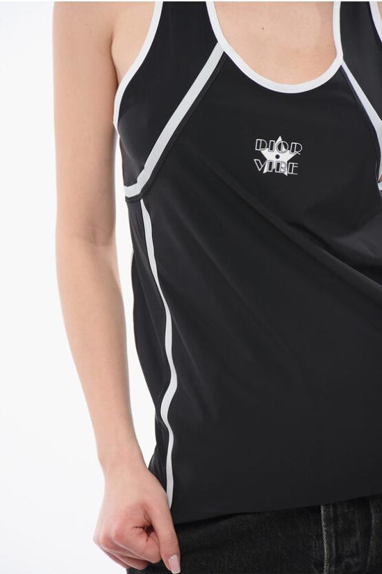  크리스챤디올 민소매 티셔츠 243T22A 4082 9330 Black - DIOR