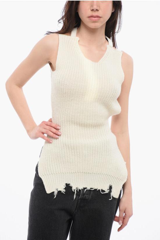  마르지엘라 민소매 티셔츠 S62NC0146 S18382 101 White