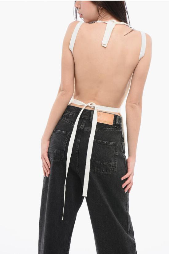  마르지엘라 민소매 티셔츠 S62NC0146 S18382 101 White - MAISON MARGIELA