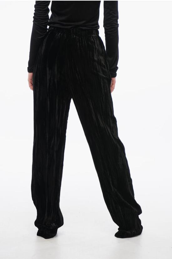  발렌시아가 스트레이트 팬츠 605771 TFQ06 1000 Black - BALENCIAGA