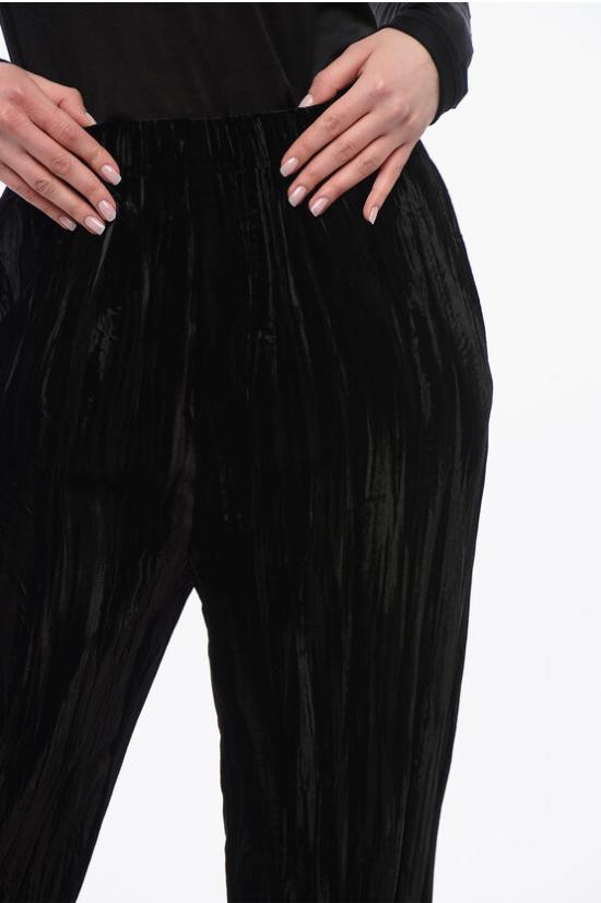  발렌시아가 스트레이트 팬츠 605771 TFQ06 1000 Black - BALENCIAGA