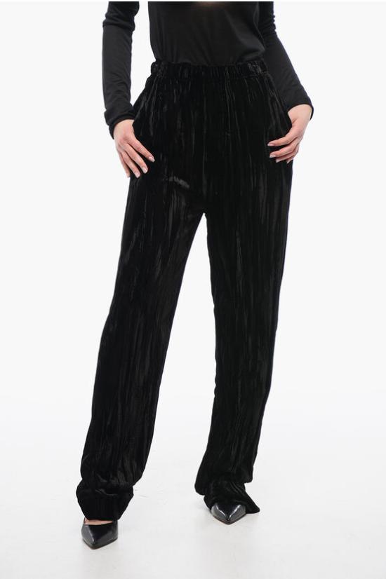  발렌시아가 스트레이트 팬츠 605771 TFQ06 1000 Black