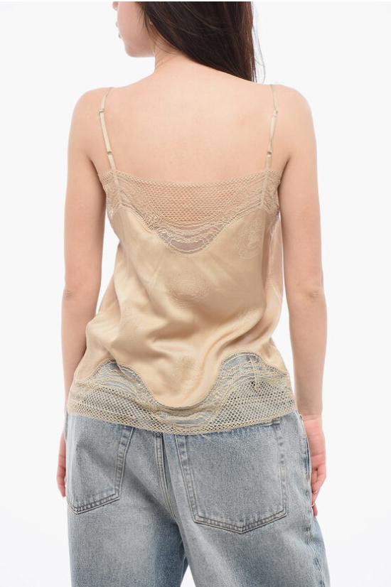  버버리 블라우스 8072691 A7651 SOFT FAWN IP PTTN Beige - BURBERRY