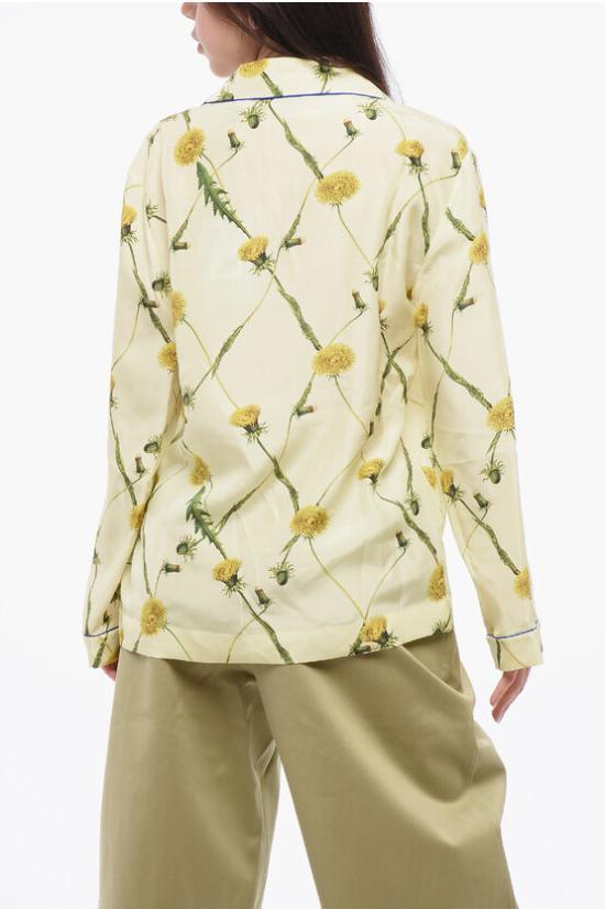  버버리 블라우스 8082986 B8788 SHERBET IP PATTERN Yellow - BURBERRY