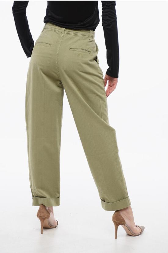  에트로 스트레이트 팬츠 WREA0018 AC169 V0688 Green - ETRO