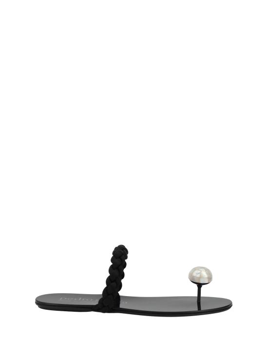 25SS 페드로 가르시아 뮬/슬리퍼 PIPA01 004 BLACK