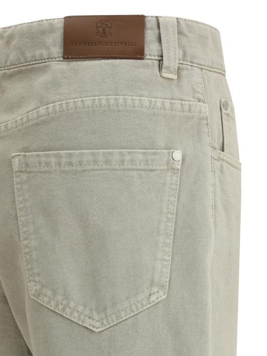 25SS 브루넬로 쿠치넬리 데님 팬츠 M0H81P5758 C2874 KHAKI - BRUNELLO CUCINELLI
