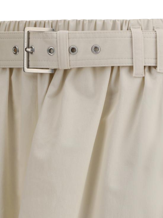 25SS 브루넬로 쿠치넬리 스커트 ML138G3753 C9002 CREAM - BRUNELLO CUCINELLI