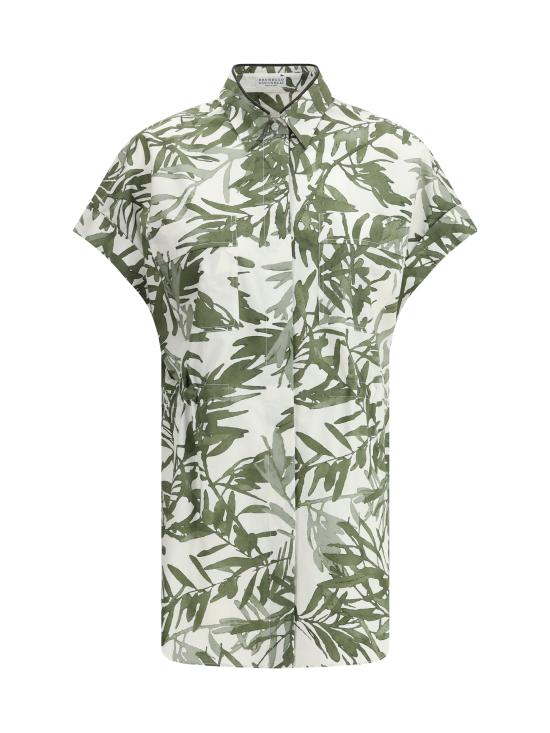 25SS 브루넬로 쿠치넬리 블라우스 ML900NL646 C001 MULTICOLOUR