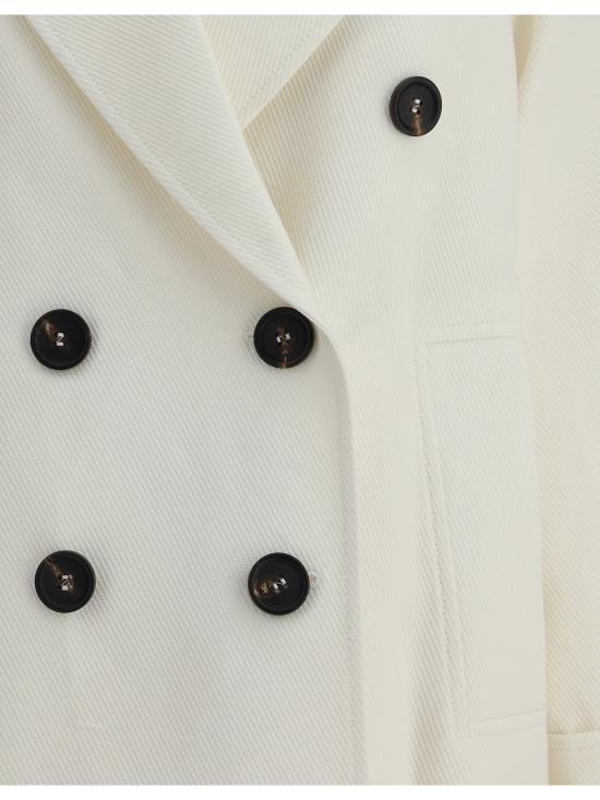 25SS 브루넬로 쿠치넬리 자켓 MH5347892 C9002 WHITE - BRUNELLO CUCINELLI